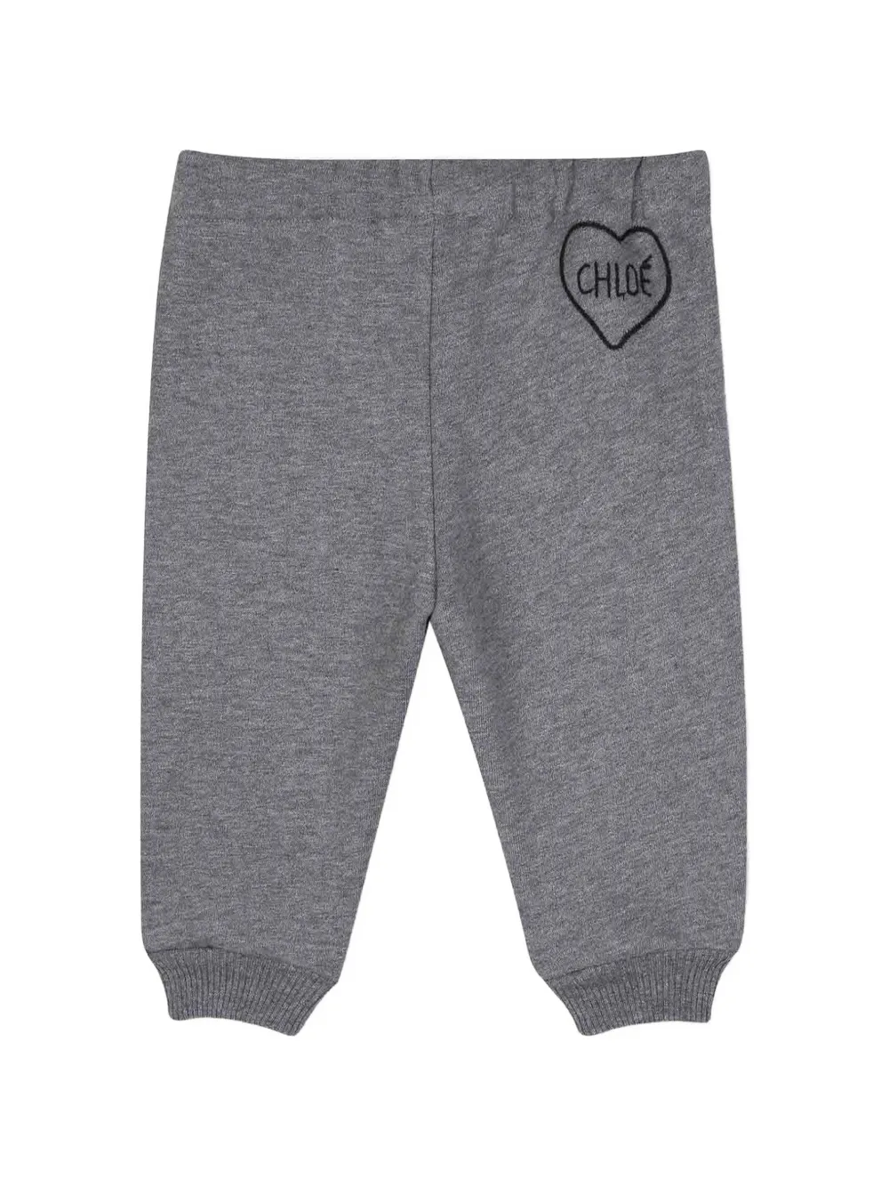 Chloé Kids Trainingspak met geborduurd hart Grijs