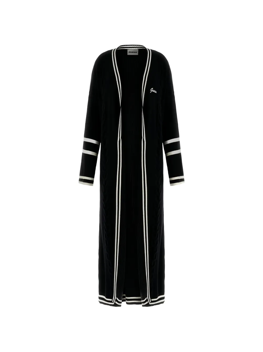 GUESS USA Lavinia cable-knit cardigan - Black