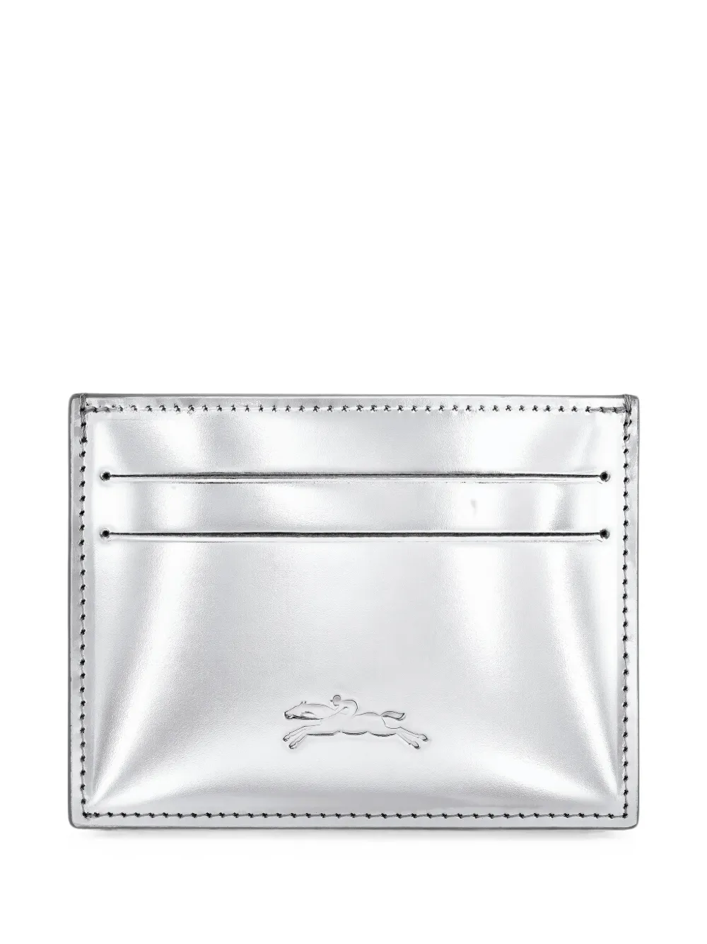 Longchamp Portacarte Le Roseau - Argento