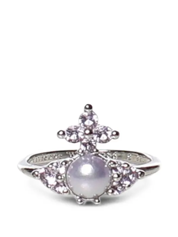 Vivienne Westwood Feorora Crystal-embellished Ring in Silver