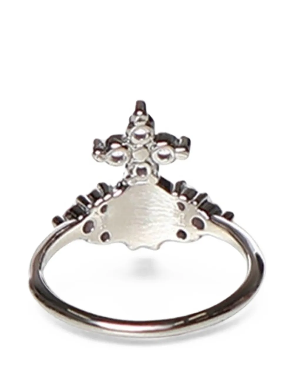 Vivienne Westwood Feorora Crystal-embellished Ring in Silver, view 3