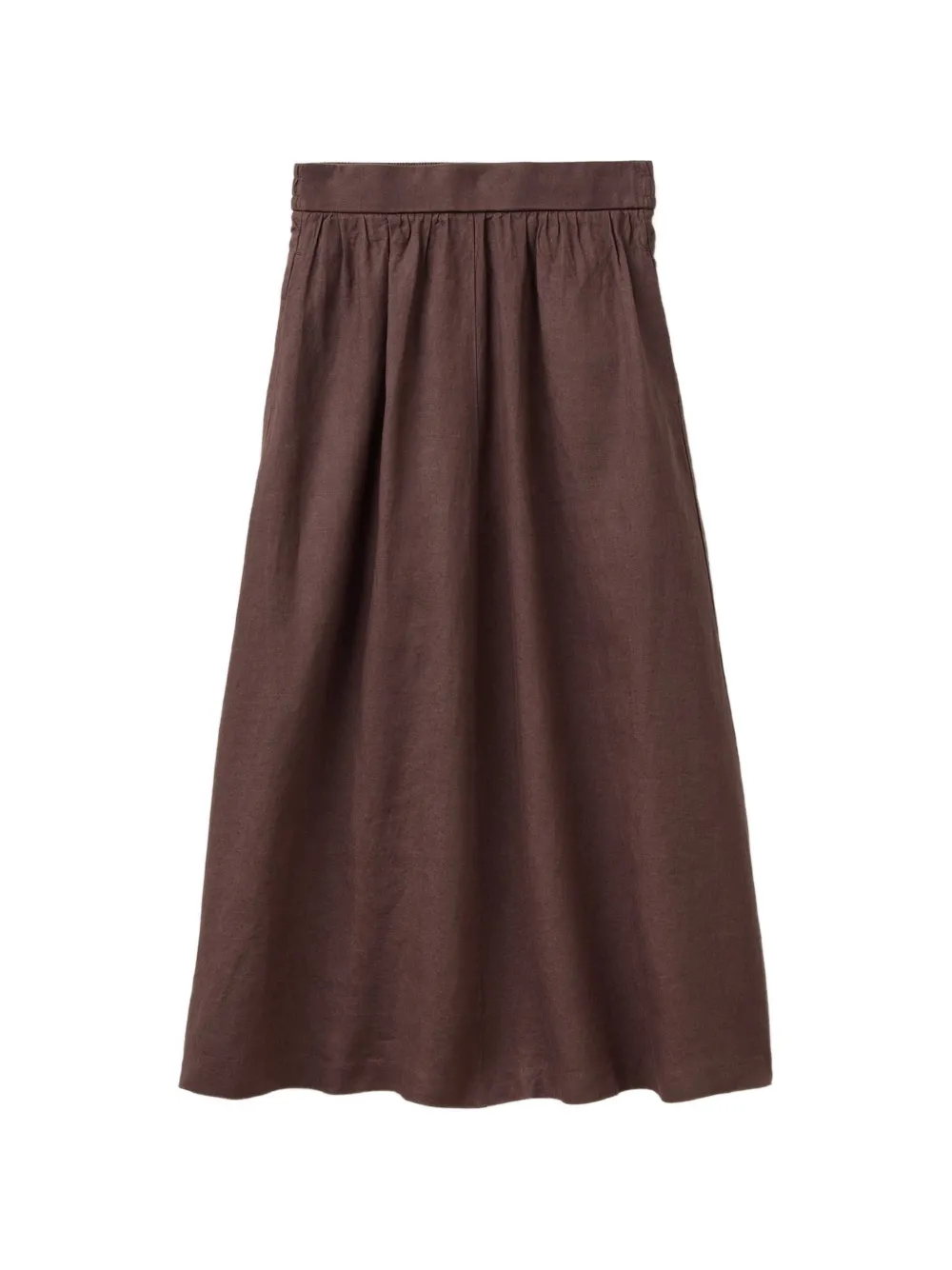 Benetton Elasticated-waist Gathered Skirt In Multi