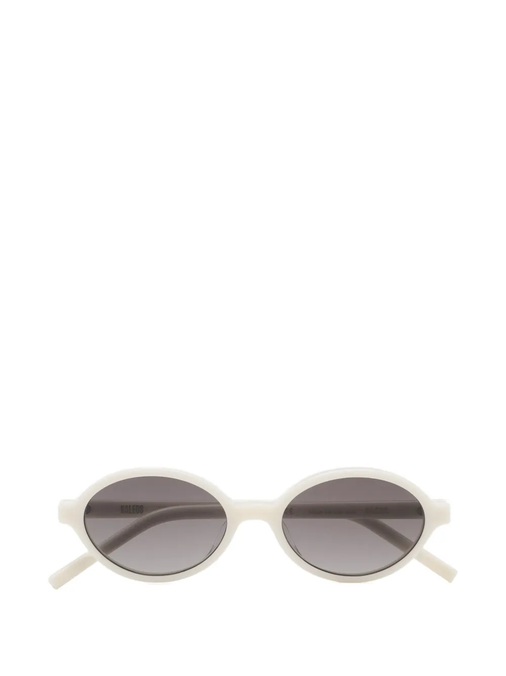 Kaleos Bless oval-frame sunglasses - Bianco