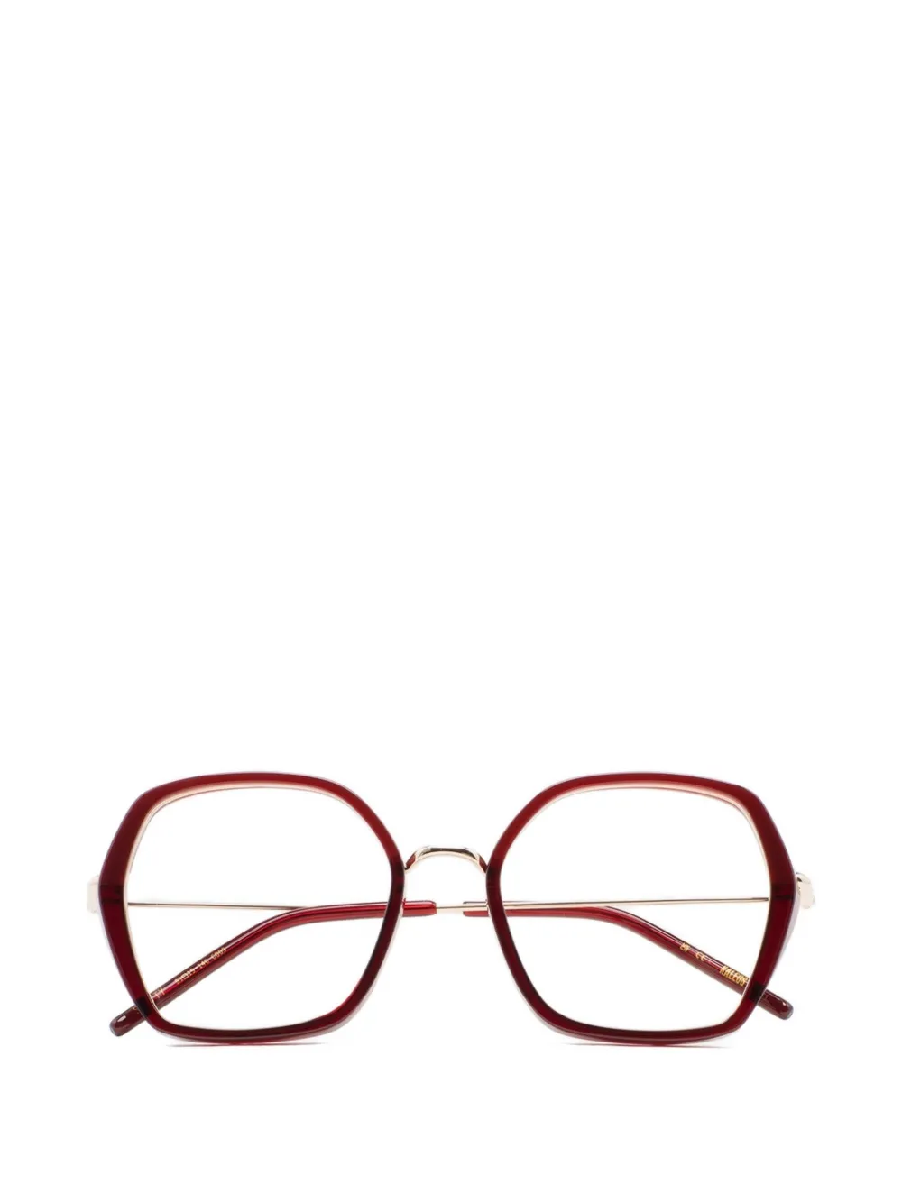 Kaleos lunettes de vue Shetty à monture géométrique - Rouge Kaleos lunettes de vue Shetty à monture géométrique - Rouge