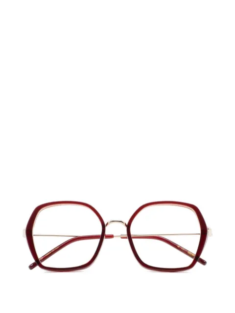 Kaleos Shetty geometric-frame glasses