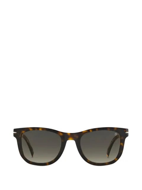 Eyewear by David Beckham tortoiseshell-effect rectangle-frame sunglasses