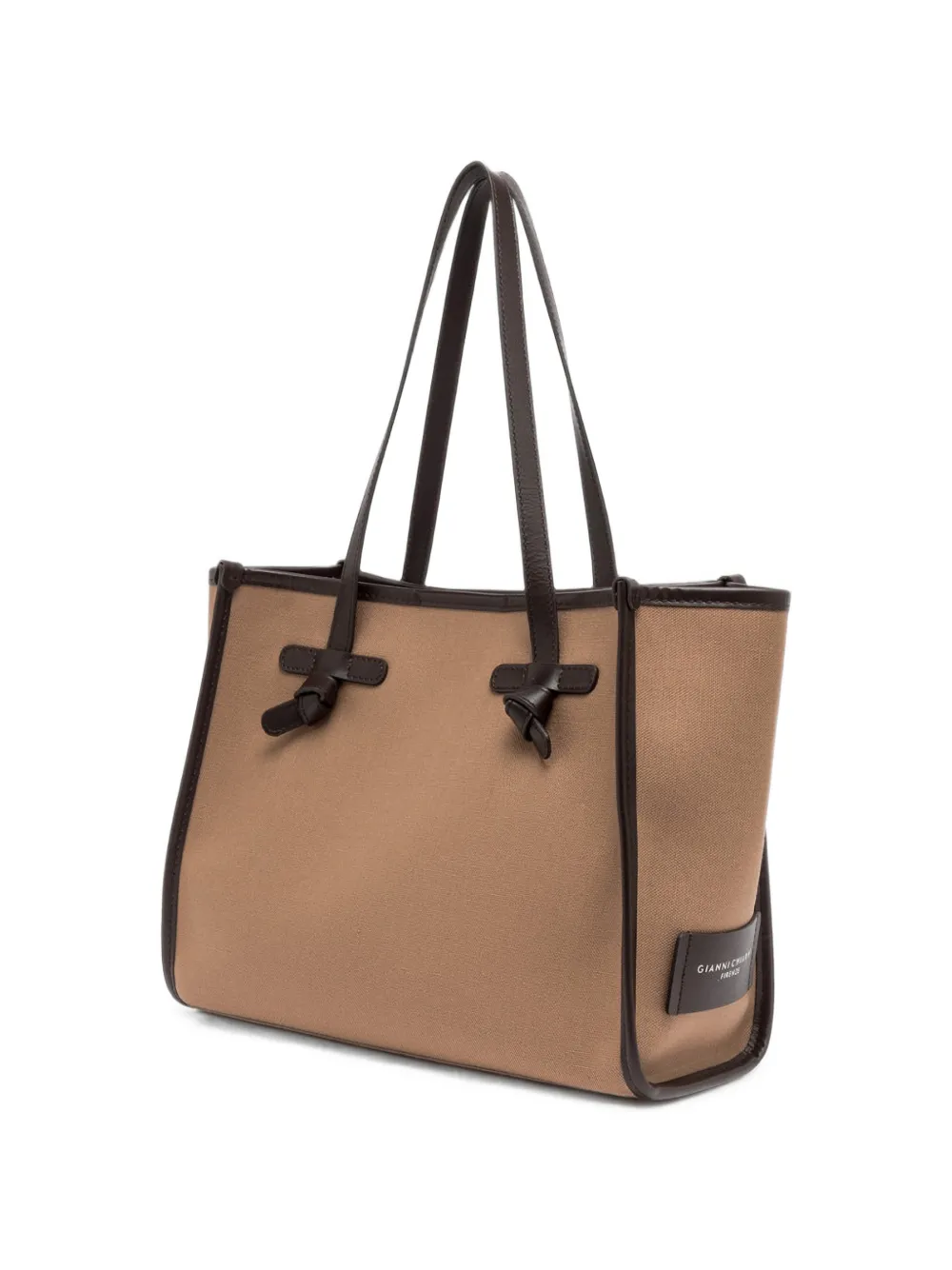 MARCELLA CLUB Marcella shopper met leren afwerking Beige