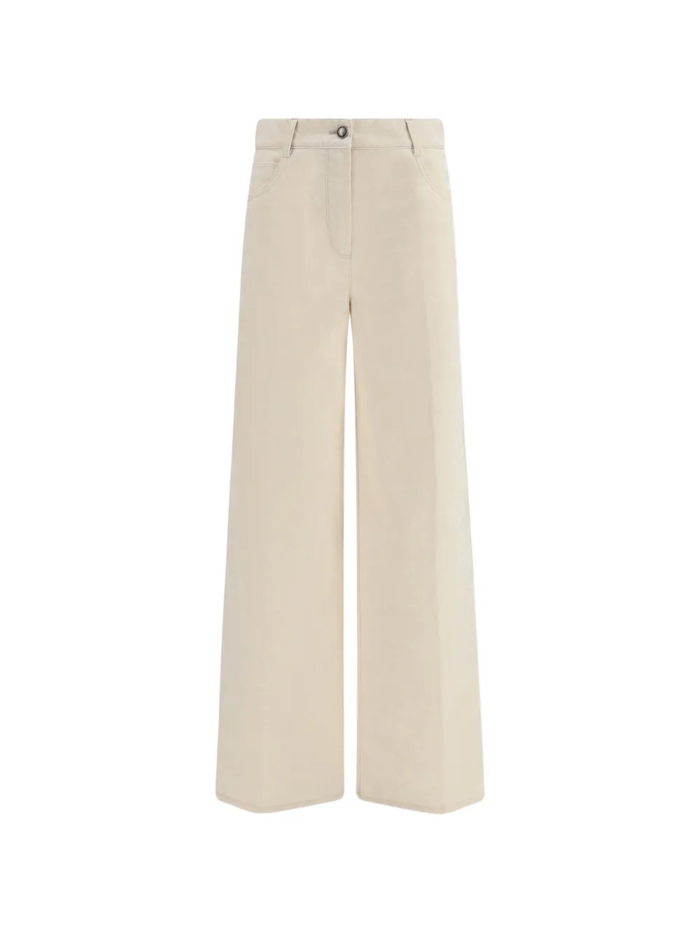Forte Forte flocked wide-leg jeans