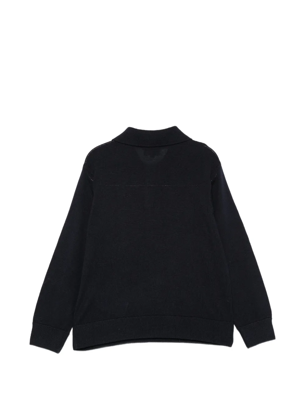 Fay Kids Poloshirt met geborduurd logo Blauw