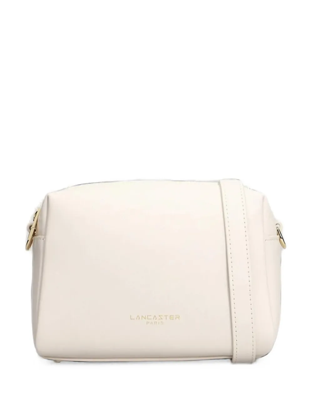 Lancaster logo-print leather shoulder bag - Toni neutri
