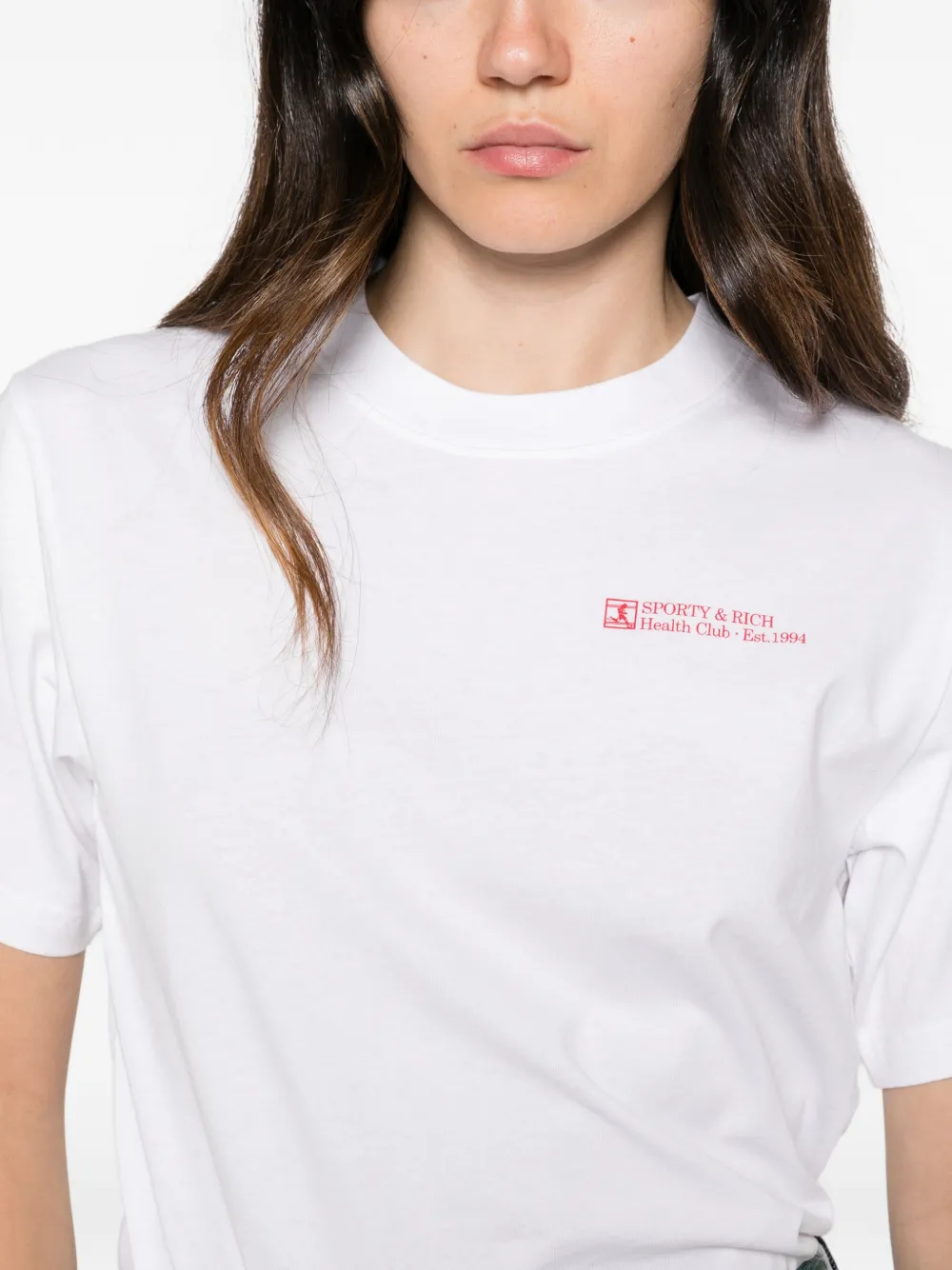 Sporty & Rich T-shirt met tekst Wit