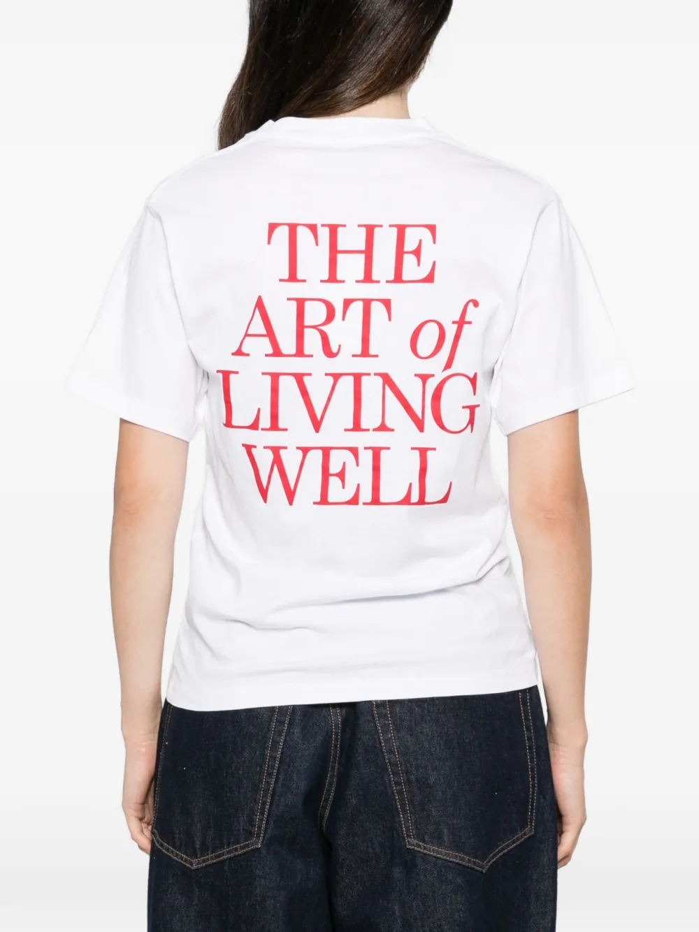 Sporty & Rich T-shirt met tekst Wit