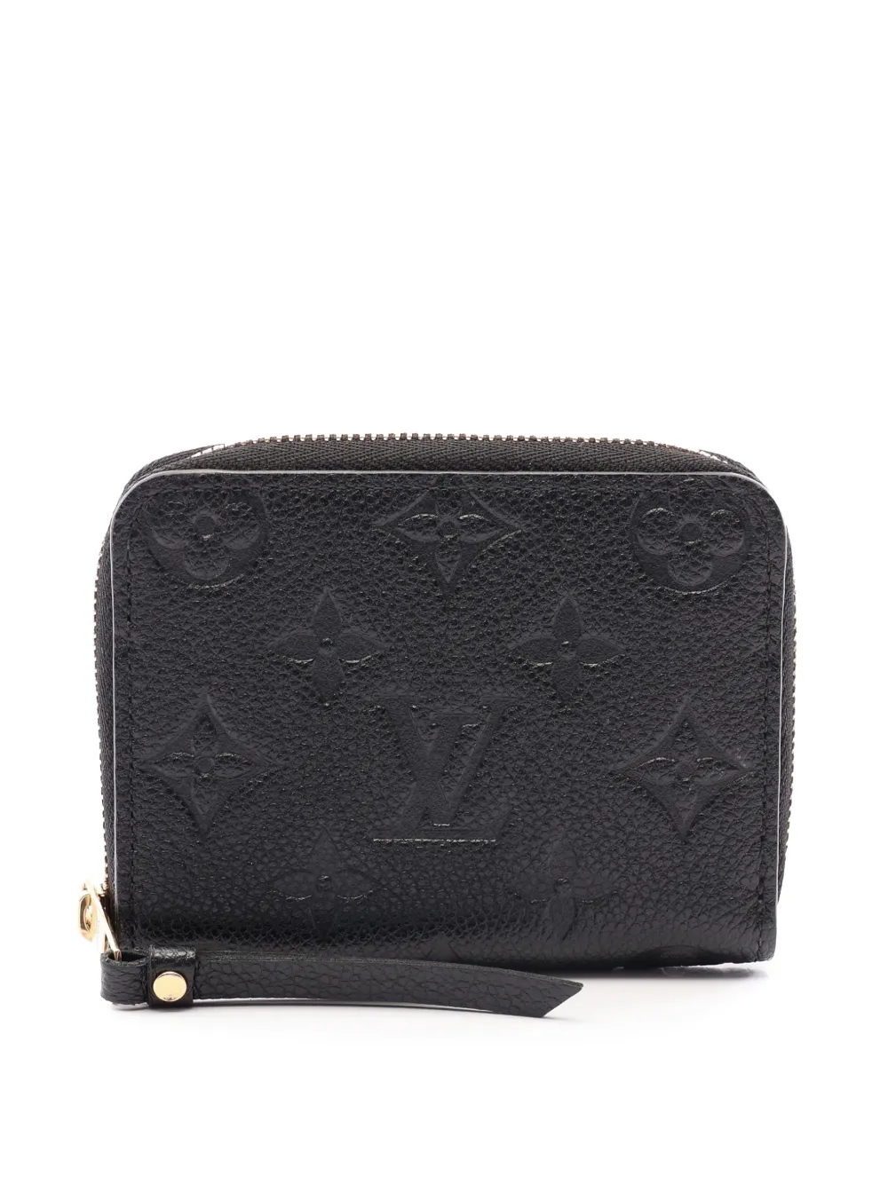 Louis Vuitton Pre-Owned 2000-2026 Monogram Empreinte Zippy Small Wallet coin pouch - Schwarz