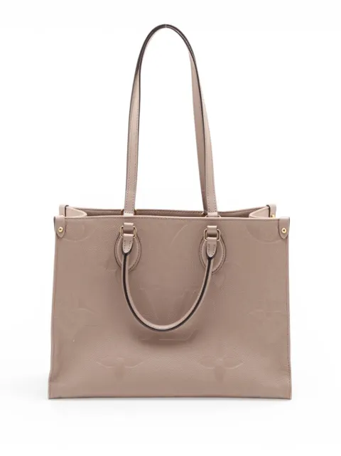 Louis Vuitton Pre-Owned Monogram Empreinte OnTheGo MM 斜挎包(2021-2026年典藏款)