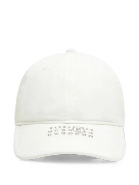 MM6 Maison Margiela Numeric washed cotton cap