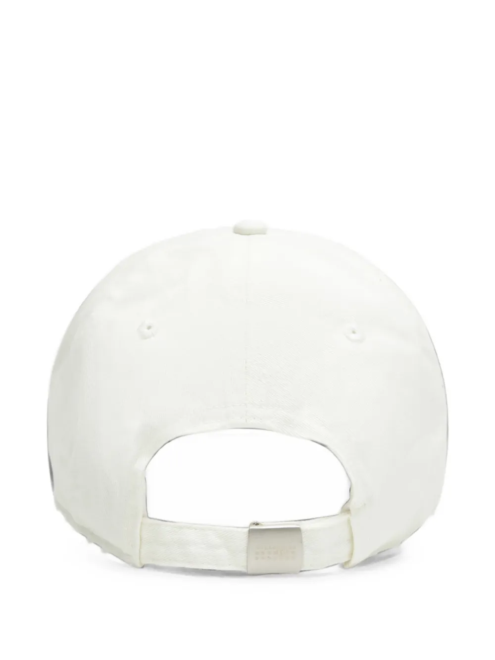 MM6 Maison Margiela Numeric katoenen pet met verwassen effect Wit