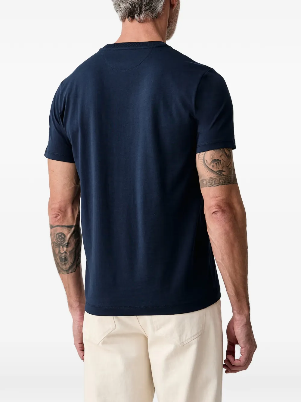 Hackett London Harry graphic-print T-shirt Blauw