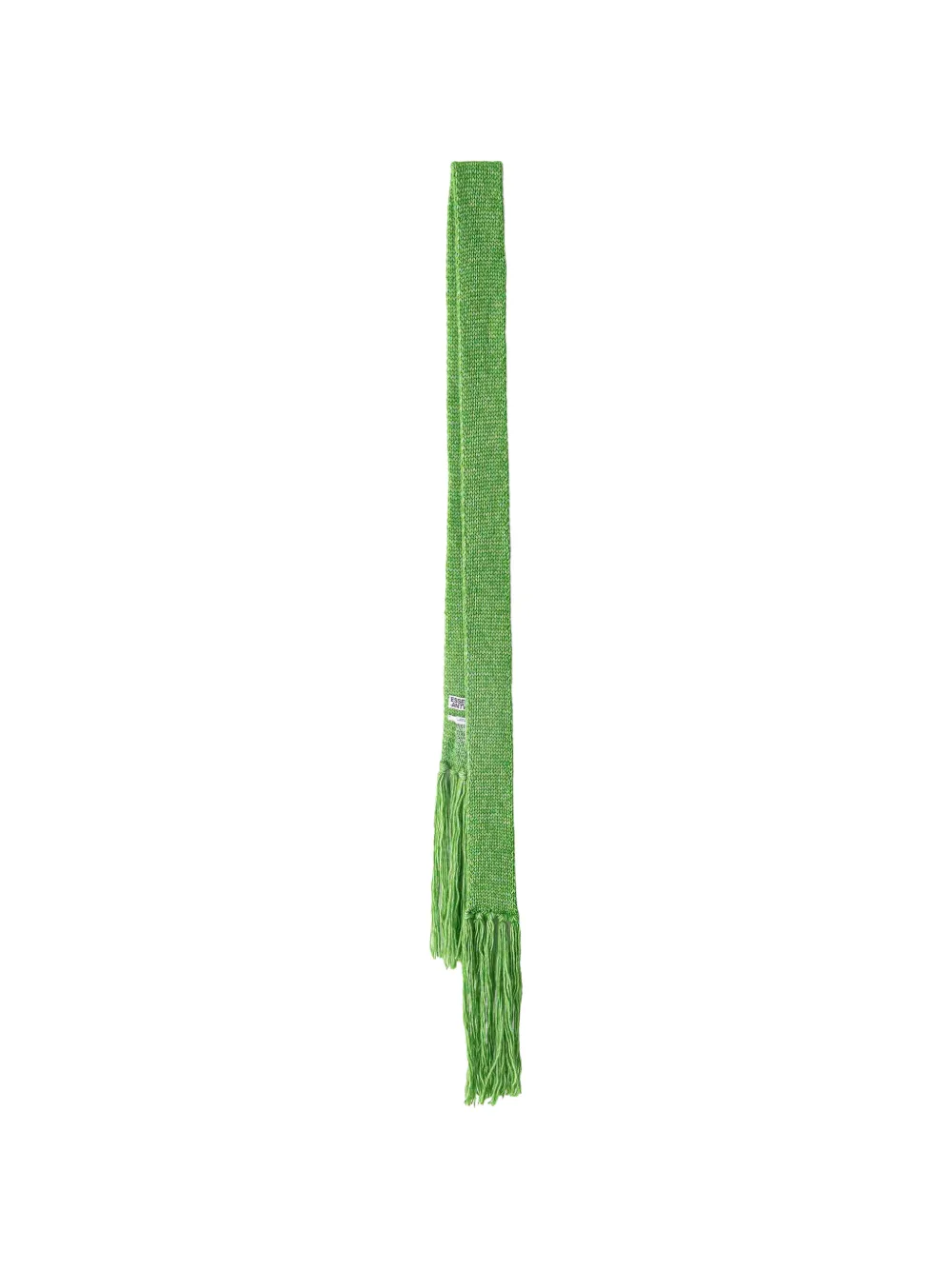 Essentiel Antwerp fringed knitted scarf Groen
