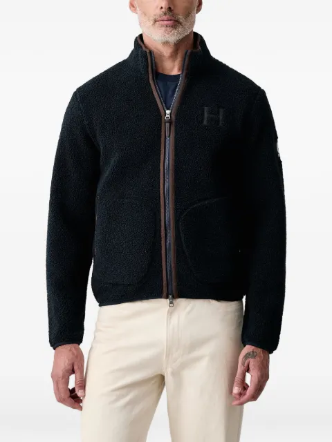 Hackett London fleece zip-up jacket