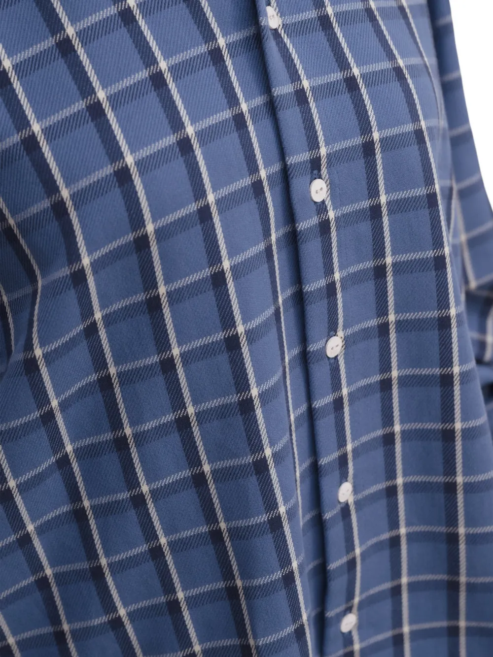 Baserange Claude geruit overhemd Blauw