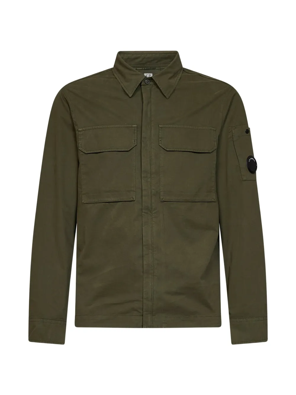 C.P. Company Lens-detail garment-dyed shirt