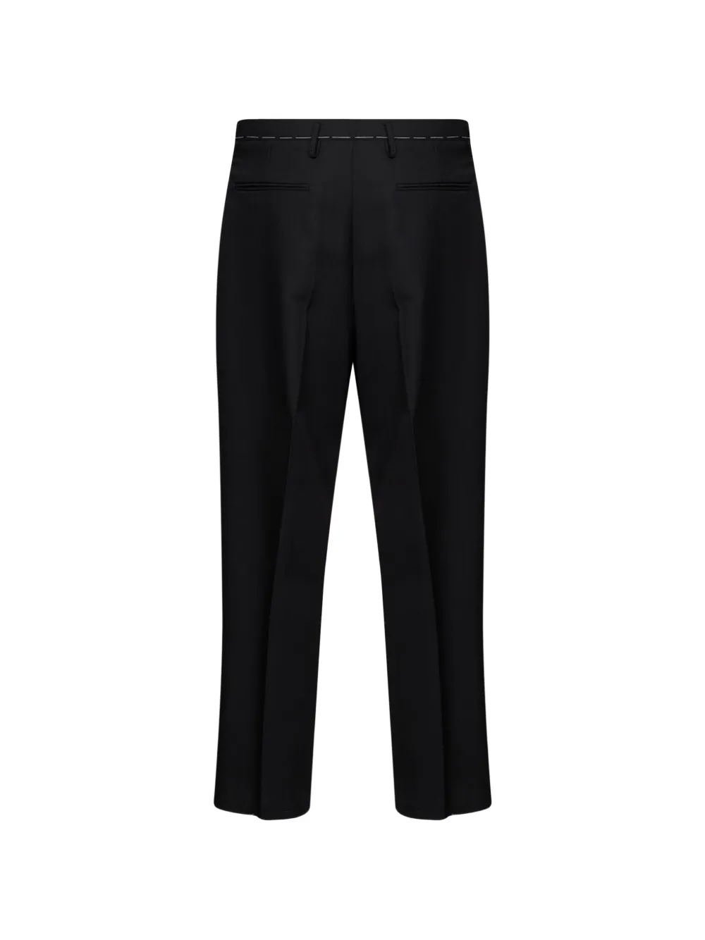 Costumein Pantalon met contrasterend stiksel Zwart
