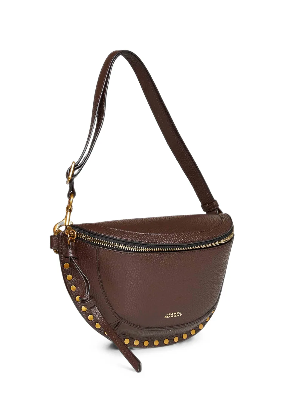 ISABEL MARANT stud-embellished leather shoulder bag
