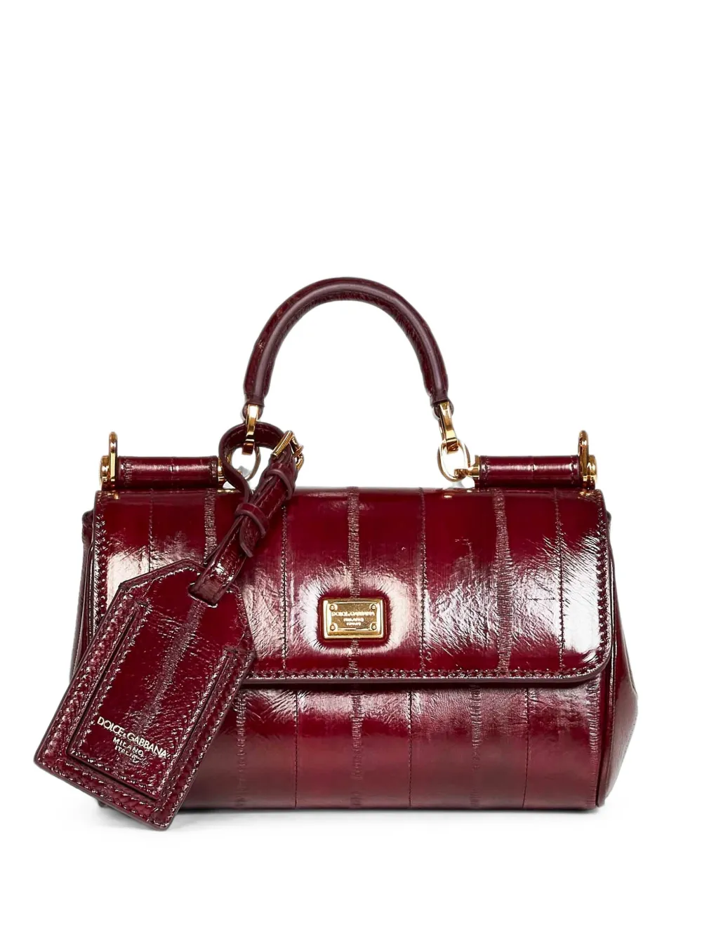 Dolce & Gabbana hagfish leather mini bag