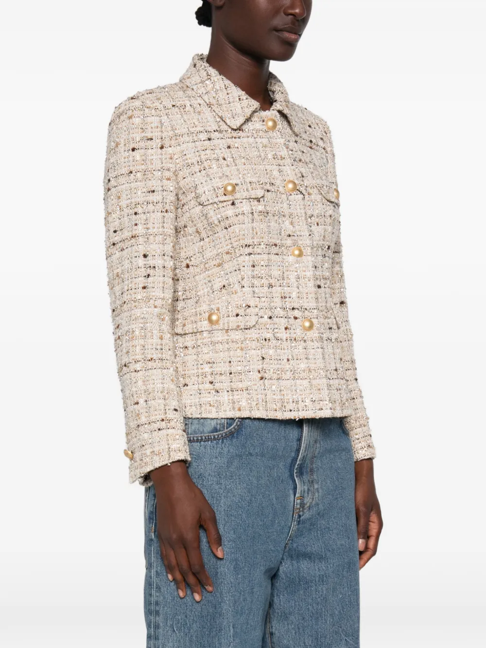 Tagliatore Tweed jack Beige