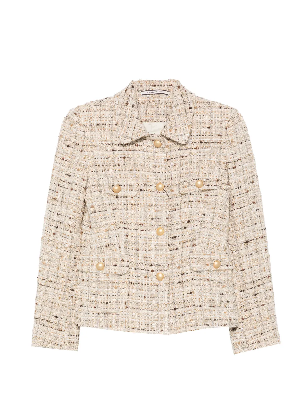 Tagliatore India tweed jacket - Tons neutres Tagliatore India tweed jacket - Tons neutres