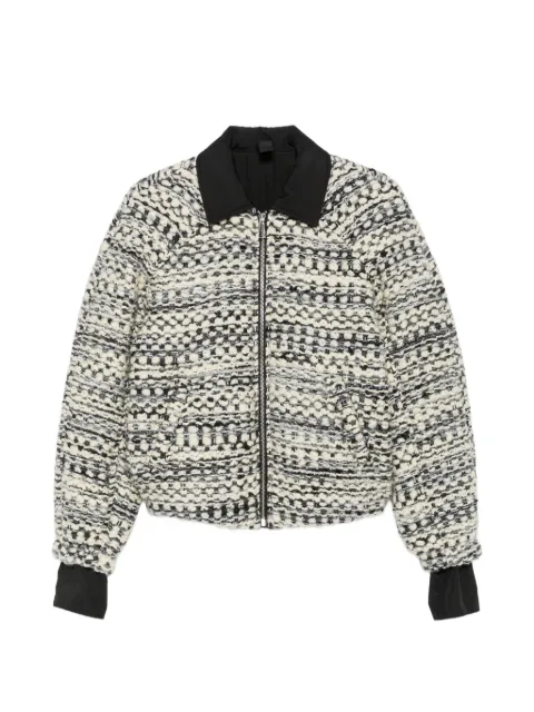 MARBELL Kirsten tweed puffer jacket
