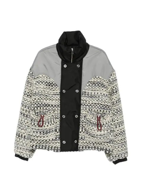 MARBELL Kate tweed puffer jacket