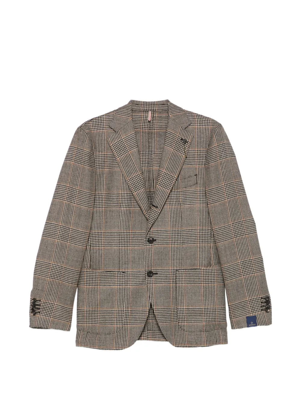 Santaniello Prince of Wales-check blazer