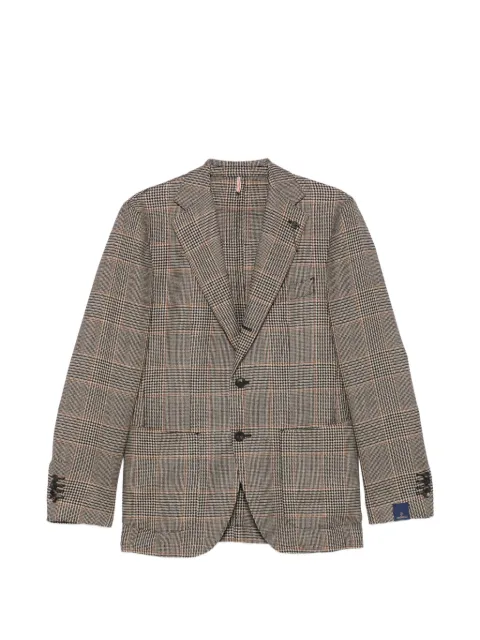 Santaniello Prince of Wales-check blazer