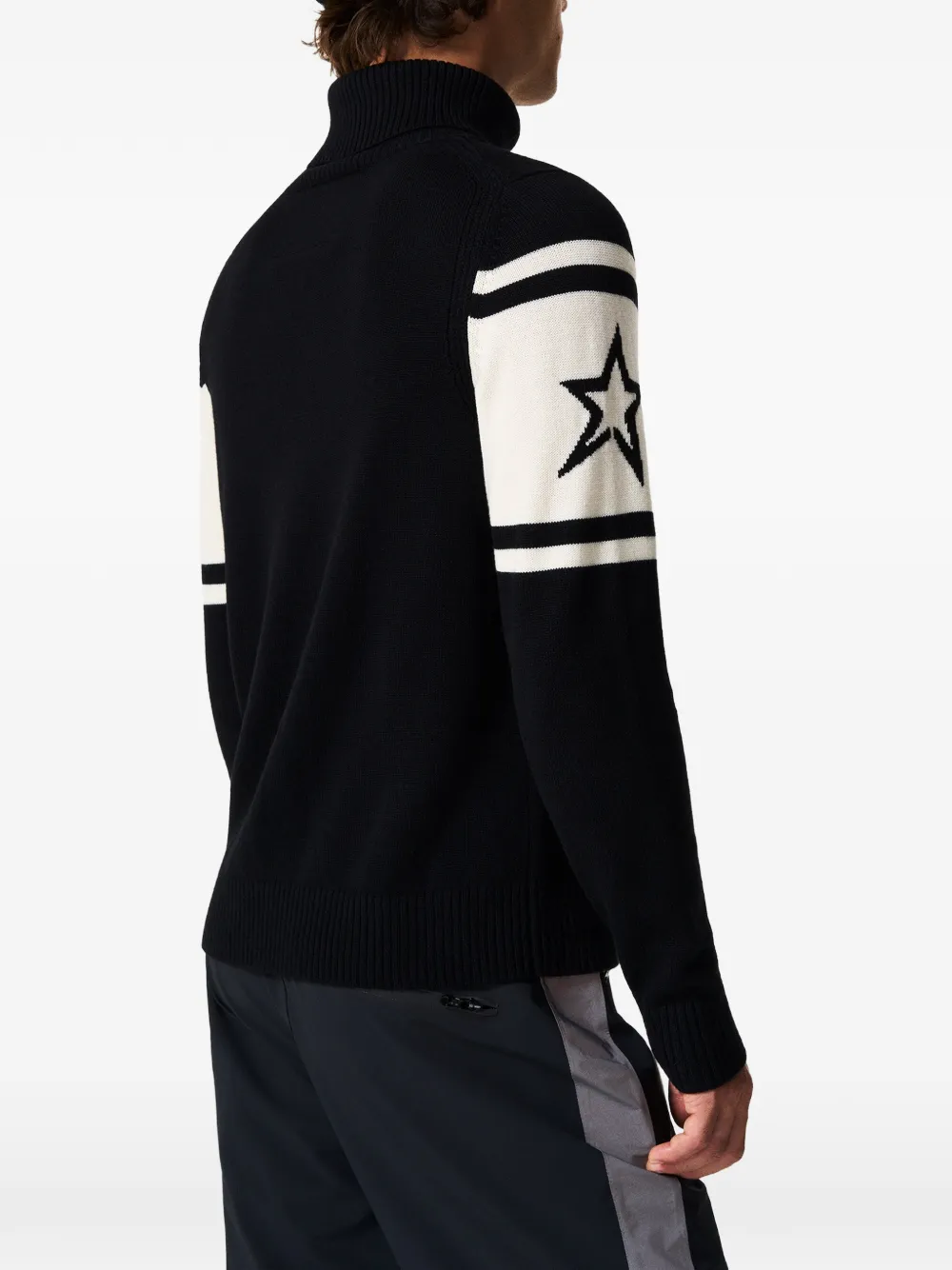 Perfect Moment Après Schild merino-wool sweater Zwart