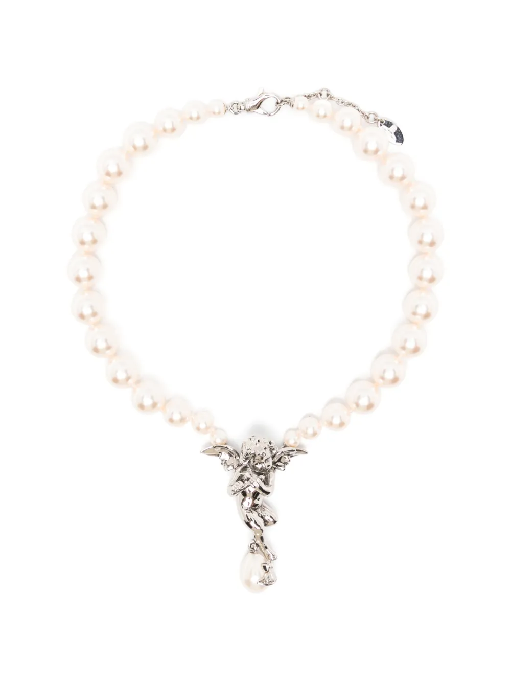 Vivienne Westwood Putti pearl necklace - Silber