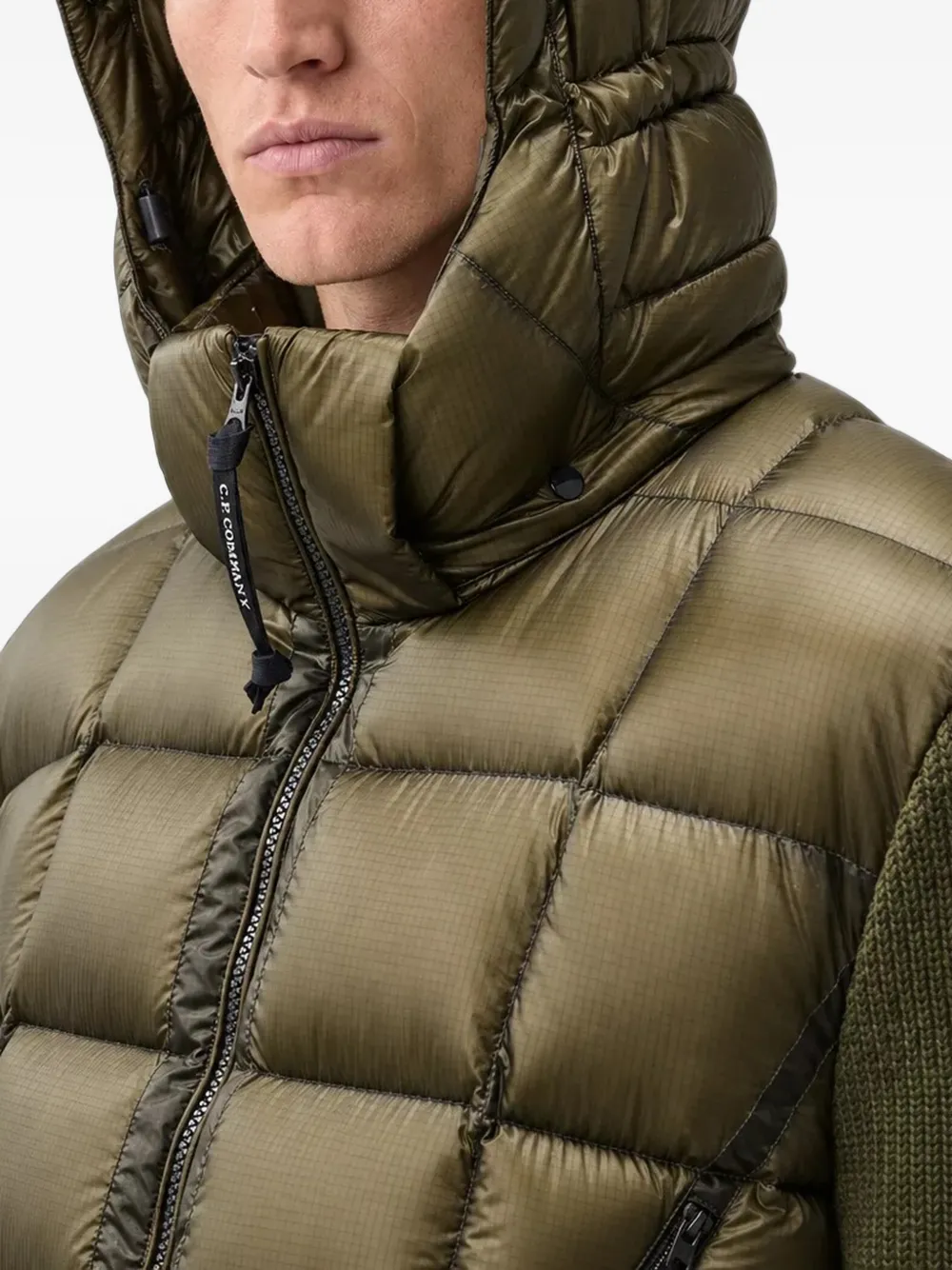 C.P. Company Goggle trui van merinowol Groen
