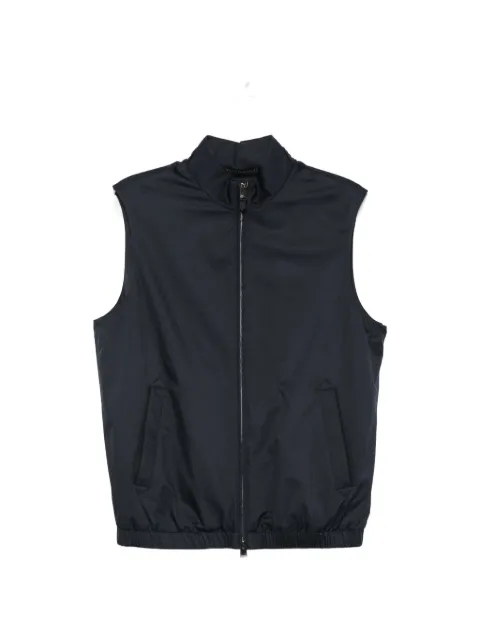 Canali high-neck gilet