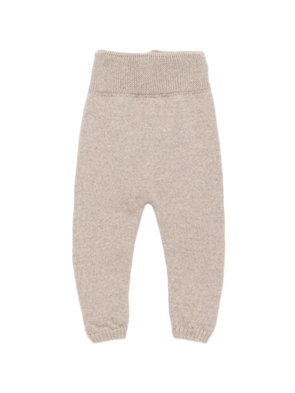 Paz Rodriguez Kabelgebreide broekset met knopen Beige