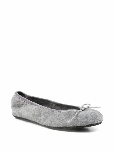 Gimaguas bow-detail felt ballet flats