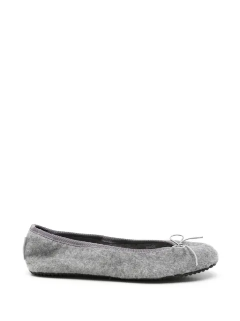 Gimaguas bow-detail felt ballet flats