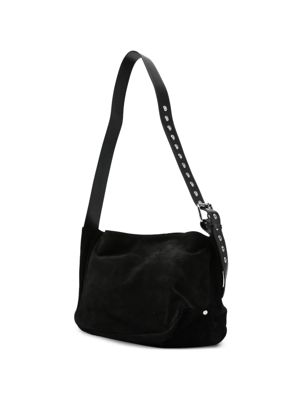 Vivienne Westwood Medium Maxime suède schoudertas Zwart