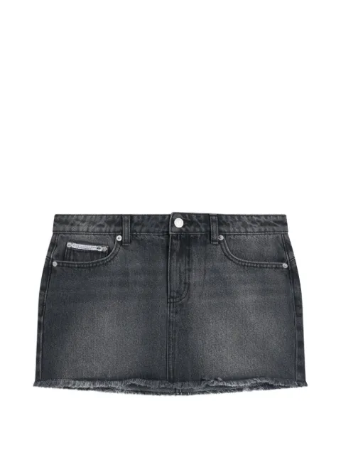 Juicy Couture diamanté-embellished frayed-hem mini skirt