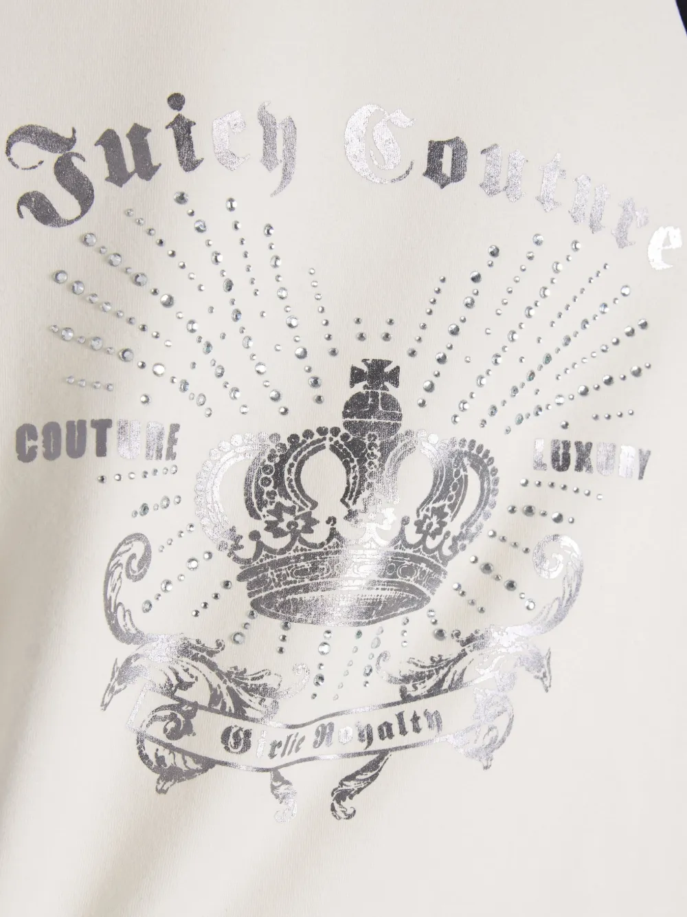 Juicy Couture Regal Rebelle T-shirt met raglanmouwen Beige