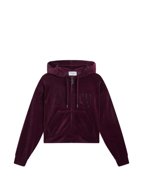 Juicy Couture Old Gothic cropped hoodie