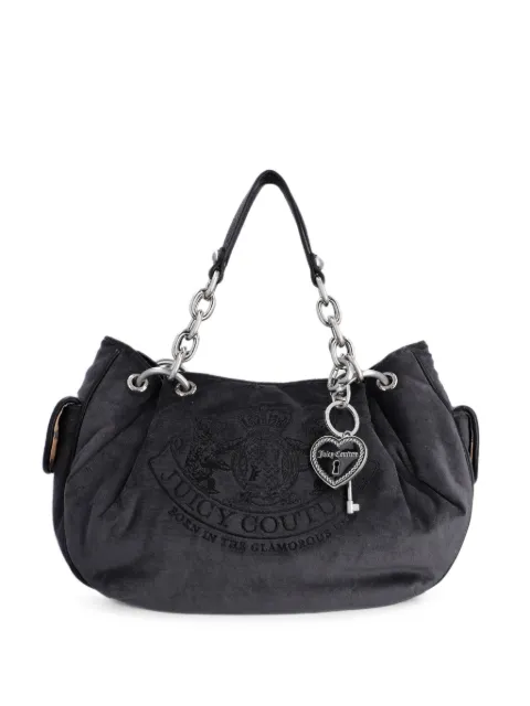 Juicy Couture Daydreamer Crest velour tote bag