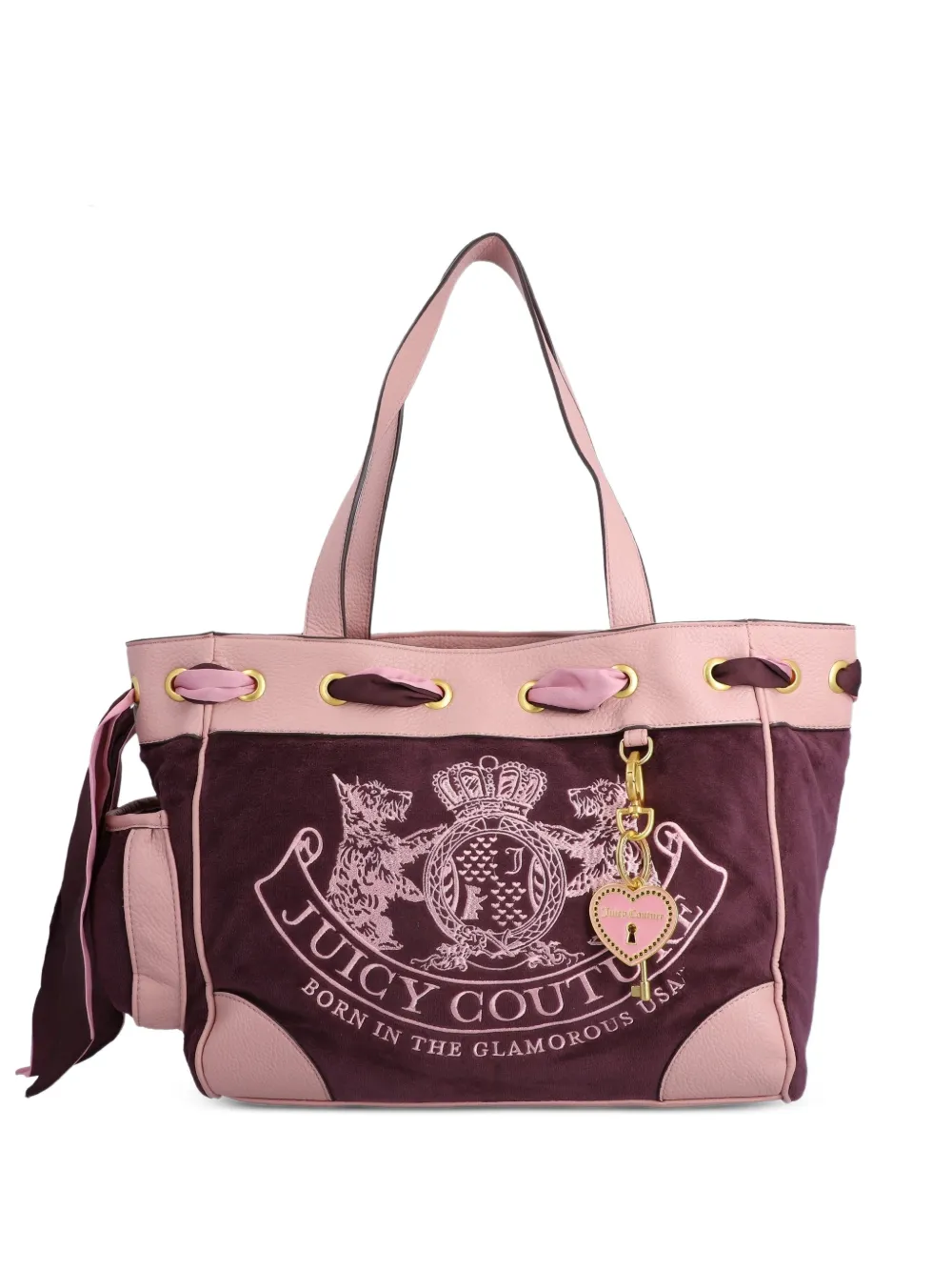 Juicy Couture Daydreamer logo-embroidered tote bag - Viola