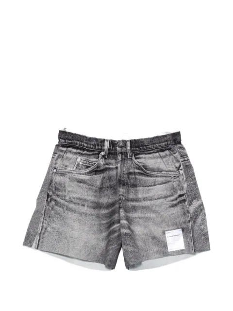 Satisfy AmbientWarp denim-print shorts