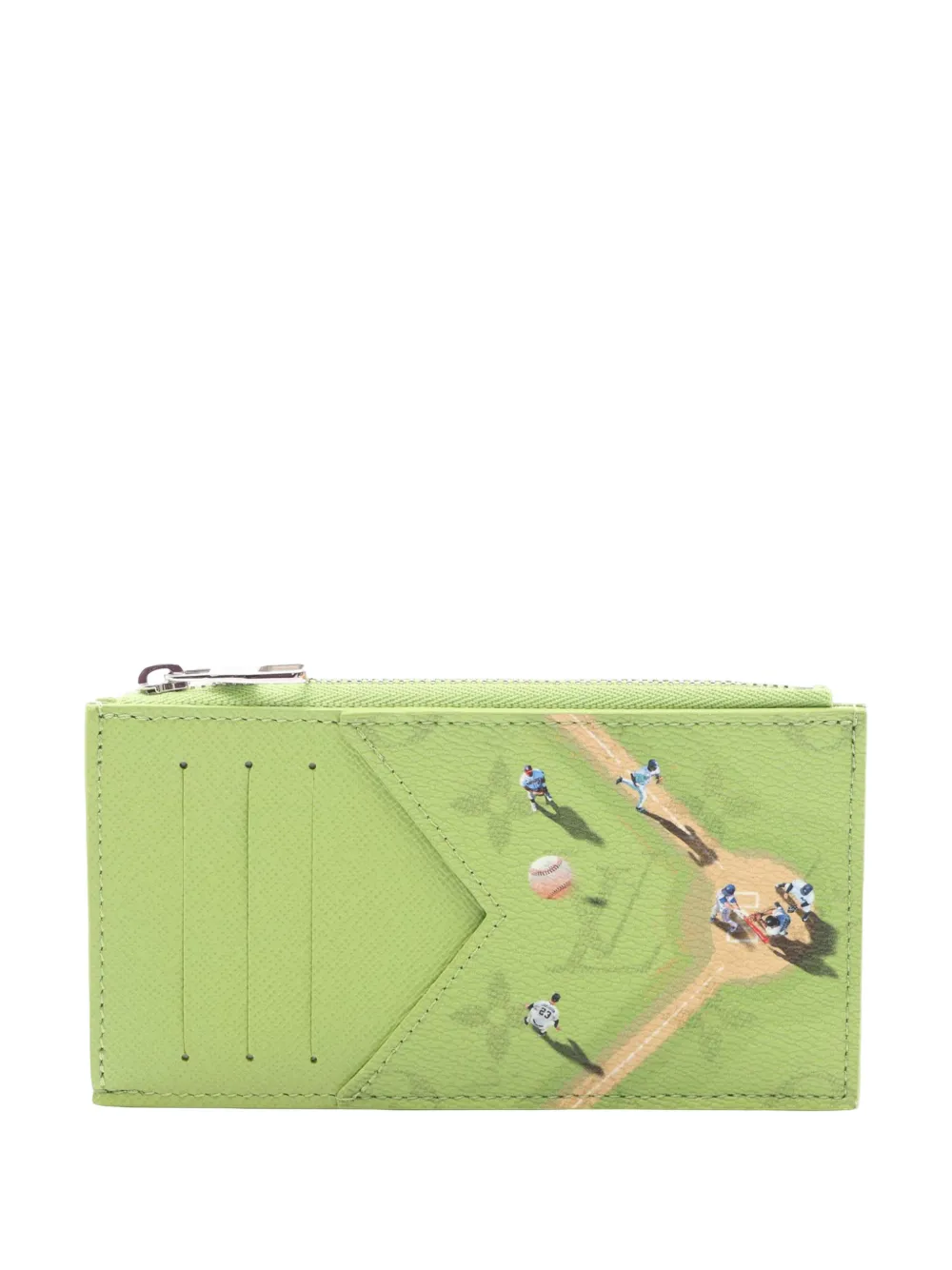 Louis Vuitton Pre-Owned 2021-2026 Monogram Baseball card holder - Verde