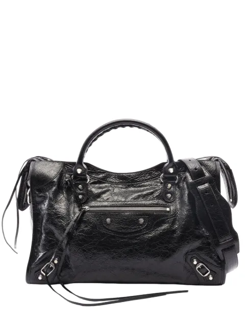Balenciaga Pre-Owned 2010-2026 Medium Lambskin Le City satchel